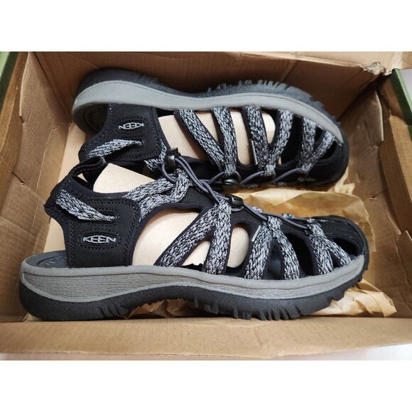 Keen Whisper Closed Toe Sandal | Women's size 9 | Black Steel Grey - Picture 9 of 10